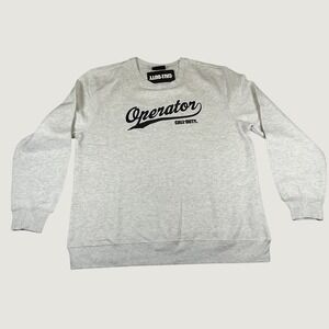 Call of Duty Operator Crewneck Sweatshirt Gray Fleece Youth Large NWT